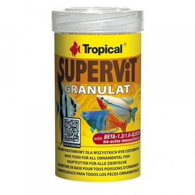 Tropical SuperVit Granulat 100ml Futter Hauptfutter für alle Zierfische