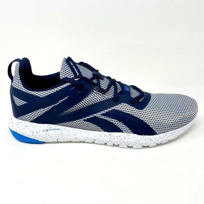 Reebok Mega Flexagon White Vector Navy Mens Size 14 Running Sneakers FV0513