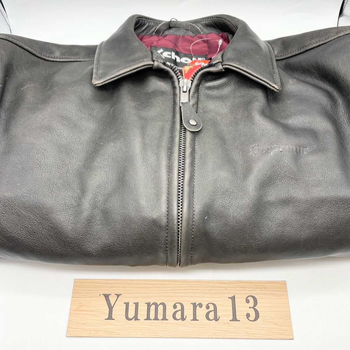 Supreme x Schott Leather Racer Jacket Black Teal 2colors FW25 | eBay