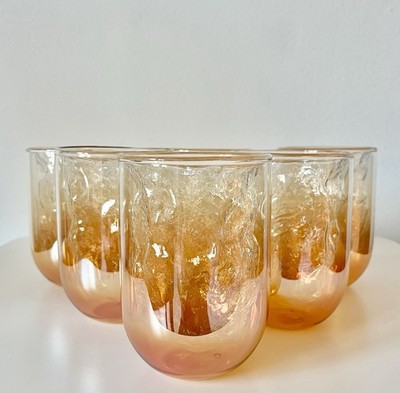 6 Diesel Living with Seletti Cosmic Diner Meteorite Double Wall Glasses 10 Oz 5 