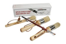 Chalk Paint Wax Brush Set - Smooth, Effortless and Detailed Brush Set Of 3