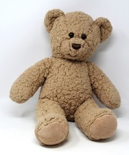 Build A Bear PLUSH Timeless TEDDY BEAR Tan Brown Sherpa Soft Furry 16" BAB 2019