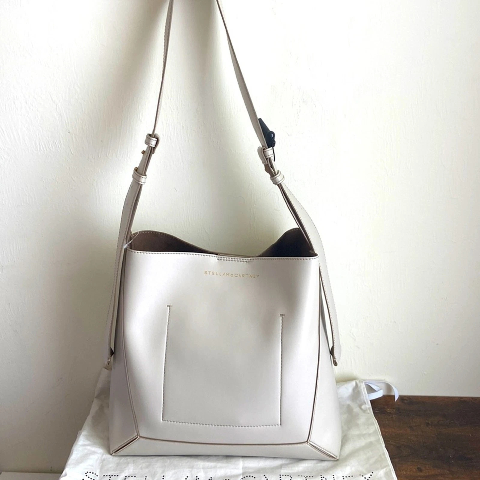 Stella McCartney — MSRP$1090 Stella McCartney Medium Hobo Bag Grey Shoulder Bag Unisex