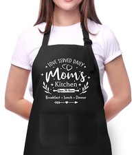 Apron for Mom - Adjustable Kitchen Cooking Apron With 2 Pockets - Birthday, M...