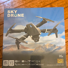 SKY DRONE Ready to Fly Drone HD Camera Optical Flow 360  Roll App Control