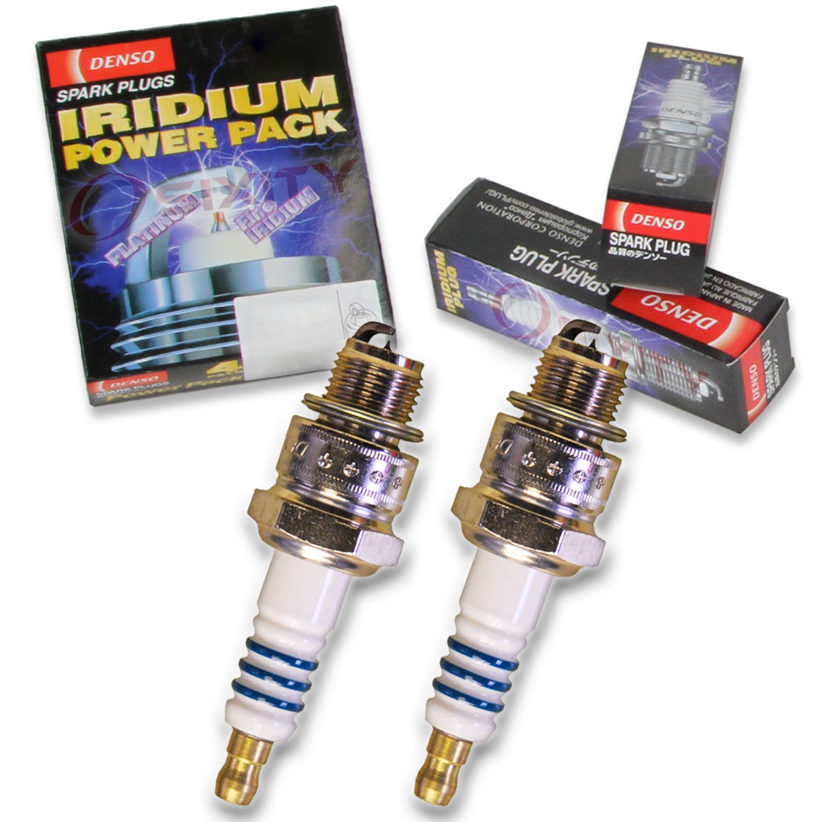 2 pc Denso Iridium Power Spark Plug for Wet Jet Kraze 1997 Tune Up Kit kj