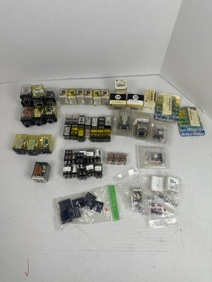 Lot of 65! Various Ice cube & Control Relays - Allen Bradley, IDEC, Etc.