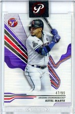 2024 Topps Pristine Ketel Marte Pristine Purple 77 47/99 Arizona Diamondbacks
