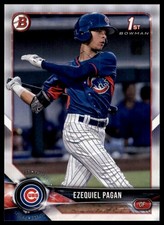 2018 Bowman Draft Ezequiel Pagan BD-106 Chicago Cubs NM