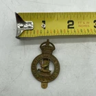 Vintage British Military The Hertfordshire Regiment WW1 Cap Badge Clip Britain