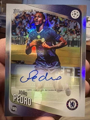 2025-26 Topps UEFA Club Competitions Joao Pedro Auto