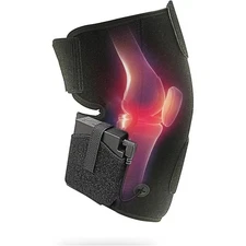 Cordless Heated Knee Brace Wrap w/ 3000mAh Battery Pain Relief (Single L)