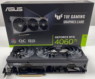 ASUS TUF Gaming RTX 4060 Ti OC 8GB   2655 MHz   OVP   DLSS 3 & Ray Tracing   Top