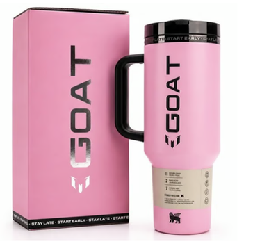 #ad THE MESSI X STANLEY TUMBLER 40 OZ PINK $46.99