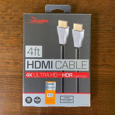 Rocket fish 4K HDMI Cable 4ft