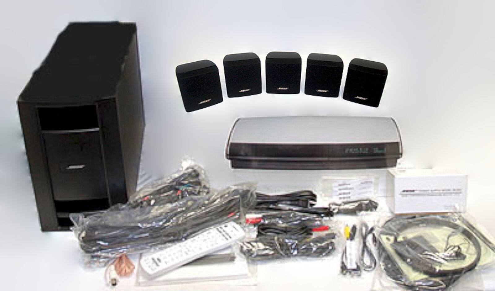 skille sig ud Forbandet I øvrigt Bose Lifestyle 18 Series III 3 BLACK DVD Home Theater System Dolby  5.1-Speakers | eBay