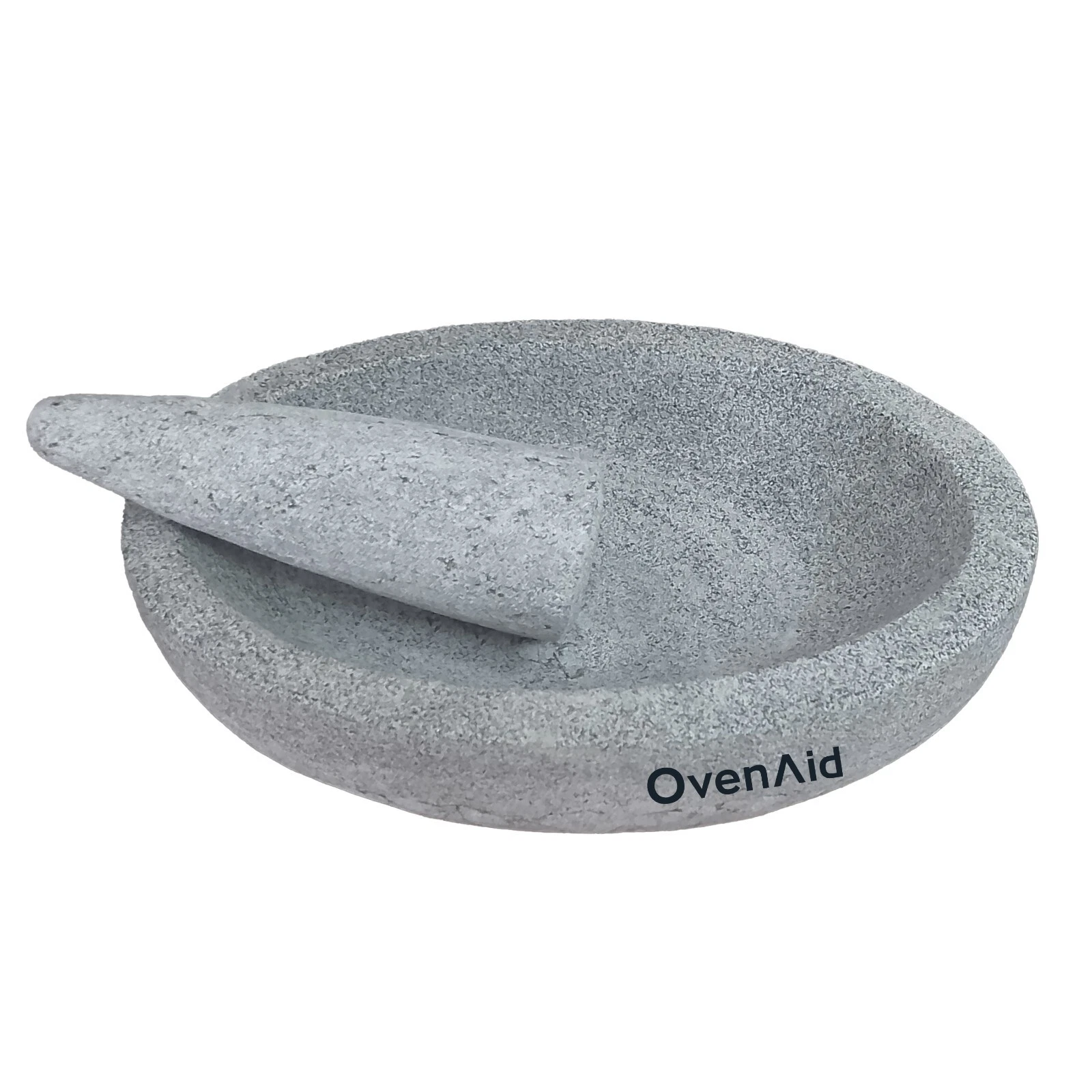 OvenAid Natural Stone Kalvam 12x8" - Mortar Pestle, Spice Grinder, Khalbatta