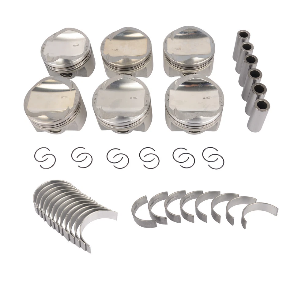 For Volkswagen Touareg Audi Q5 Q7 A4 A5 A6 A8 CTUB CCBA Pistons Bearings Set - Image 3 of 4
