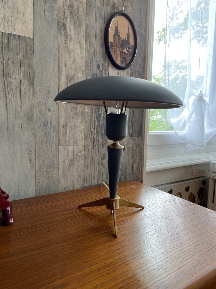 Vintage Table Lamp by Louis Kalff for Philips bijou Mid Century Space
