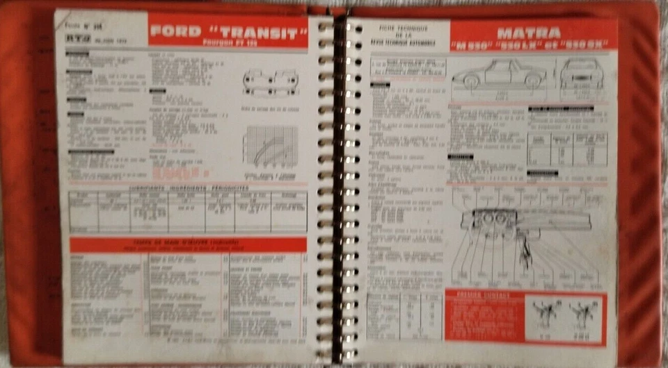 TRES GROS RECUEIL des FICHES TECHNIQUES N°4 RTA 110 FICHES COMPLET - Photo 3/4