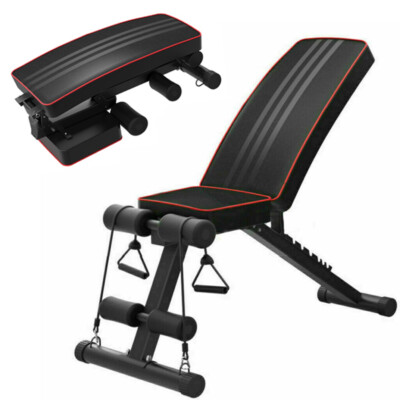 Folding Weight Bench Home Indoor Exercise Workout Bench Dumbbell