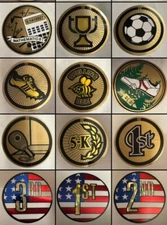 Mylar Sticker 2" Trophy Craft Party Favor Teacher Scrapbook 5/.99 You Choose