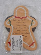 New Gingerbread Man Cooking Conversion 2 Refrigerator Magnet Set Current #63617