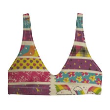 "Prints" Recycled padded bikini top Trendy, Stylish, Swimwear, Bathing Suit
