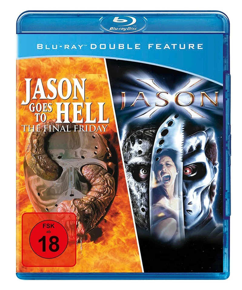 JASON GOES TO HELL & JASON X - Blu Ray Region ALL - THE FINAL FRIDAY / JASON X - Image 2 of 2