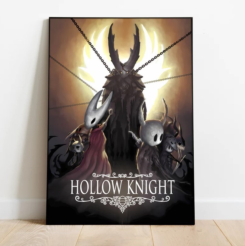 Hollow Knight Poster, Wall Art & Home Decor, Video Game Poster Gift-image
