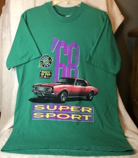 Vintage Sun Sportswear T-Shirt Muscle Madness Car Made In USA Lightweight size L