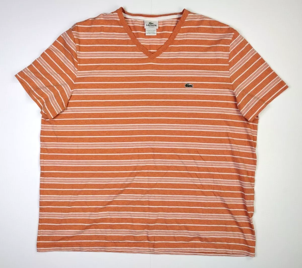 Lacoste pinstripe top t shirt