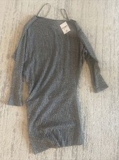 NWT Forever 21 Charcoal Gray Knit Dress ~ Medium Women’s M New With Tags