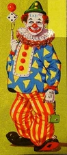 "Clown" Printed Needlepoint Tapestry  Canvas 8059