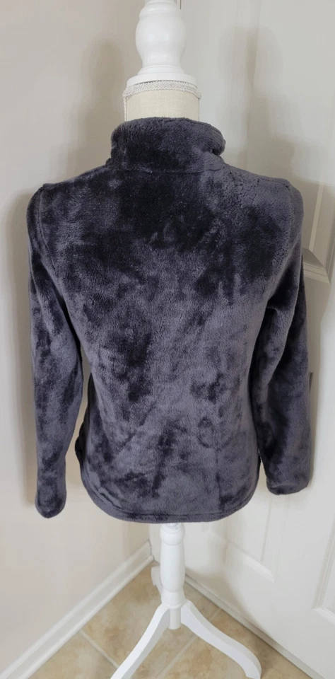 Chaqueta Fila Sport Niñas Gris Suave Acogedora Imitación Piel Cremallera Talla 16 XL Foto 4 de 4