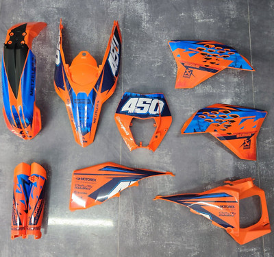 Plastics + Graphics applied KTM EXC EXC-F 2008 2009 2010 2011 XC-W