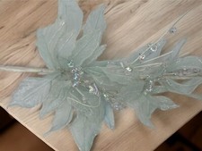 Artificial Floral Sprays Crystal Tear Drop Studs Cerulon Lillies 4 Sprays