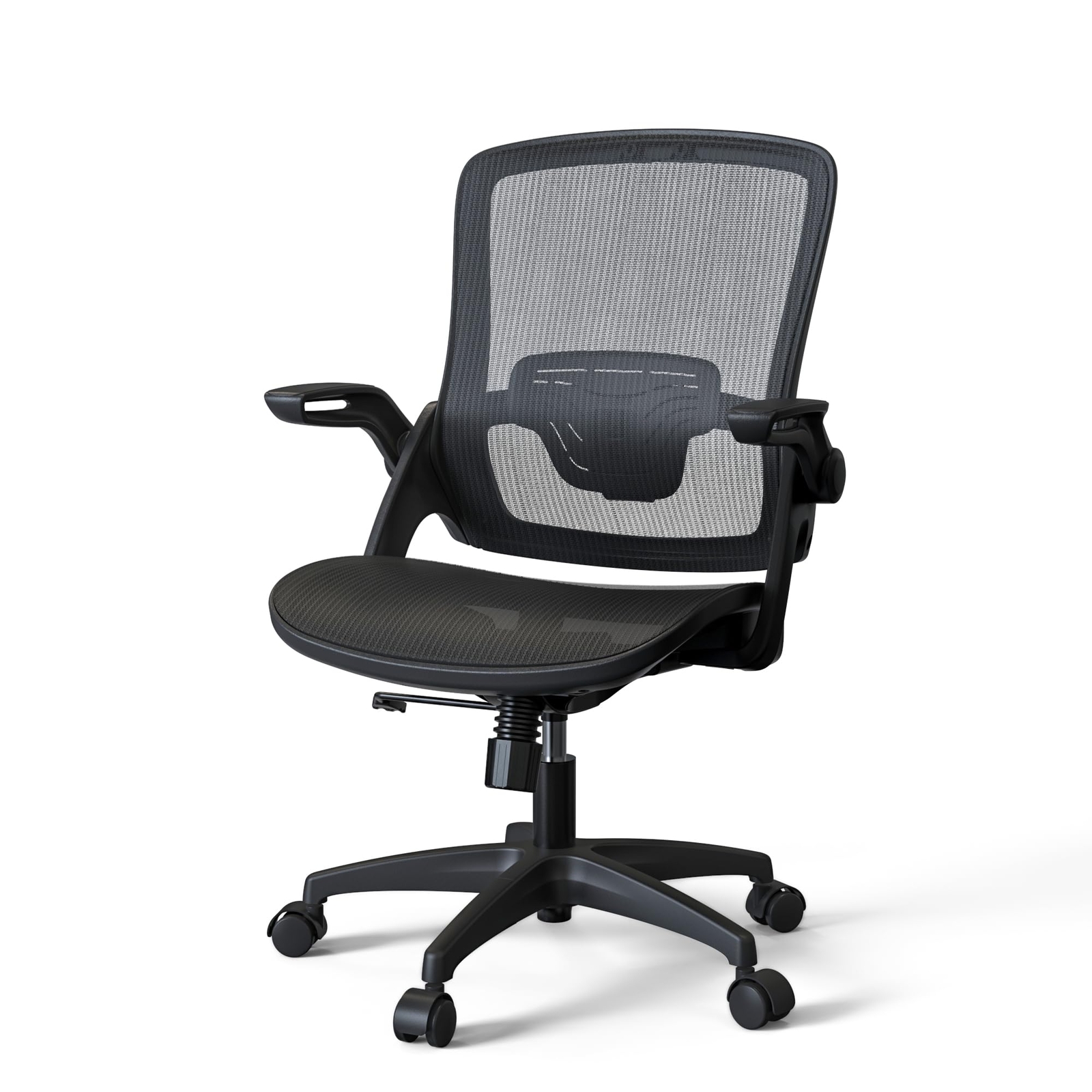 Mesh Home Office Chair Ergonomic Swivel Office Desk Chair with Adjustable Lum...
