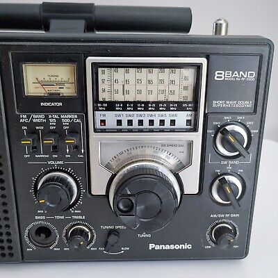 Panasonic RF-2200 Radio 8 Band Short Wave AM/FM Superheterodyne Tested