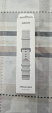 New OEM 20mm M/L Samsung Galaxy Watch7 Athleisure Band White One Click ET-SOL31