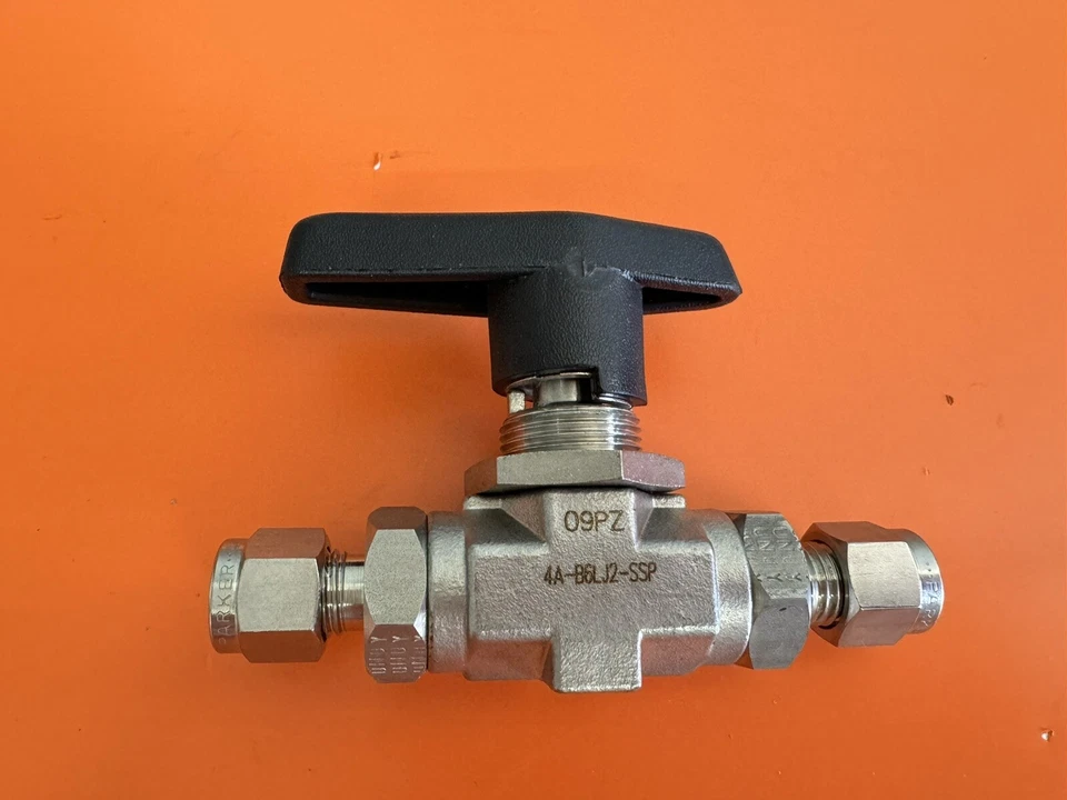 Parker Compr. Stainless Steel Ball Valve 1/4” 4A-B6LJ2-SSP - Image 3 of 4