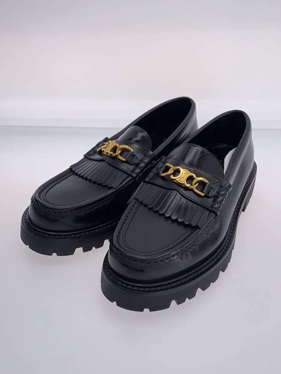 Scarpe eleganti CELINE mocassini Margaret 37 pelle nera usate