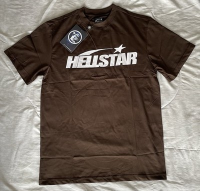 Hellstar Men's Brown Graphic T-Shirt
