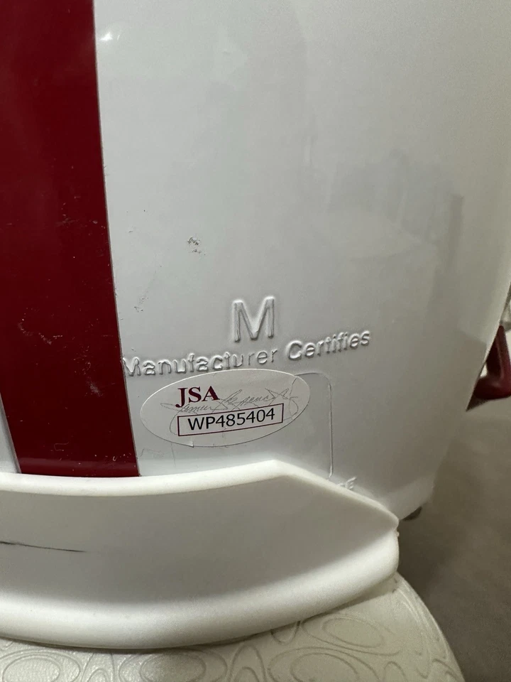 JJ Watt, Signed Badgers Full Size Helmet w/Dream Big, Work Hard Inscript JSA COA - Image 3 of 4