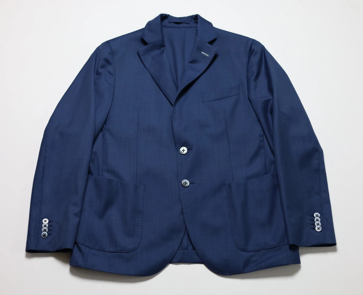 Luigi Bianchi Mantova Blue Regular Suits & Blazers for Men for