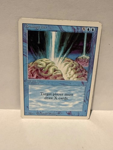 Braingeyser - MTG - Revised Edition - 1994 - Rare - Lightly Played