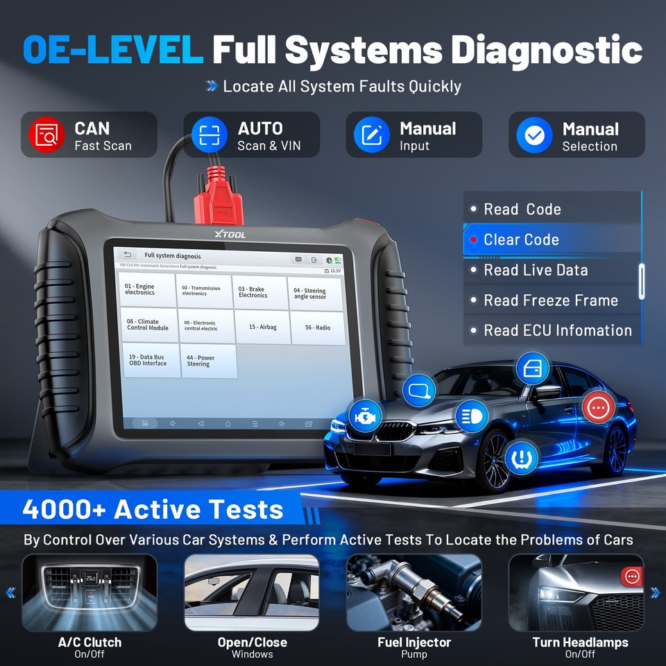 2026 XTOOL X100 PAD3 SE V2.0 Advanced Diagnostic Scanner & Key ...