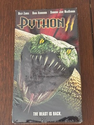 PYTHON II: The Beast Is Back Promo/Screener(VHS) Rare Horror NEW SEALED- box1