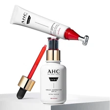 AHC Pro Shot Colla-Rejuvenation Lift 4 Serum 40ml + Eye Cream 30ml Duo K-Beauty
