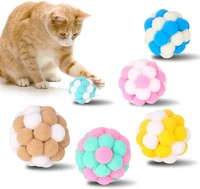 Katzenspielzeug BäLle Mit GlöCkchen 6 StüCk Interaktives Katzenspielzeug Ball